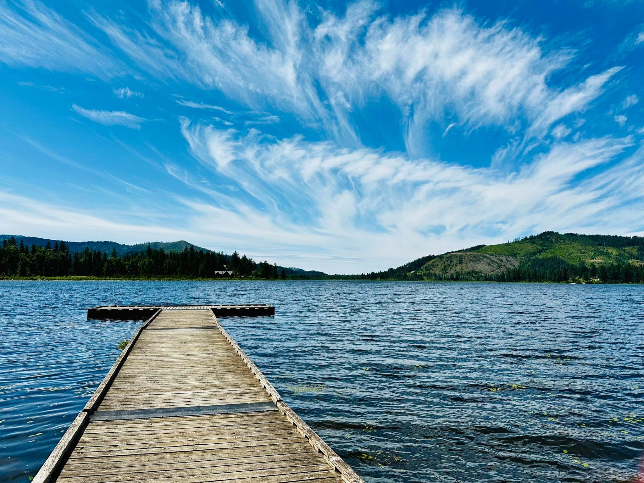 Lake activities and swimming on Rose Lake at Watson's Lakefront Resort